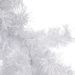 Northlight 9ft. Icy White Iridescent Spruce Christmas Garland 11 Northlight 9ft. Icy White Iridescent Spruce Christmas Garland -Michaels Store D676727S 13