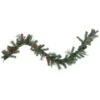 Northlight 6ft. Pre-Lit Decorated Pine Cone & Berries Christmas Garland