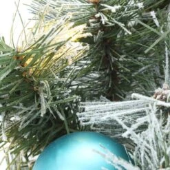 24" Pre-lit LED Tinkham Pine Wreath -Michaels Store D677544S 15