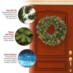 Crestwood® 30" LED Spruce Wreath -Michaels Store D677551S 16