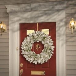 30" LED Snowy Sheffield Spruce Wreath -Michaels Store D677559S 2