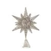 Hello Honey® 15.5" Multidimensional Metal Star Tree Topper With Gold Glitter