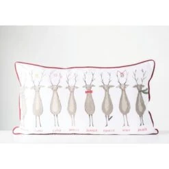 Hello Honey® Santa's Reindeer Lumbar Pillow -Michaels Store D758739S 2