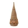 Hello Honey® 24" Natural Handwoven Wicker Decorative Cone Tree