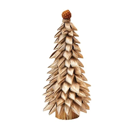 Hello Honey® 19" Natural Buri Leaf Loop Tree With Pod Decorative Tree Topper 2 Hello Honey® 19" Natural Buri Leaf Loop Tree With Pod Decorative Tree Topper - Image 2