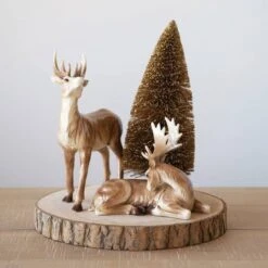 Hello Honey® 12" Golden Sisal Bottle Brush Tree Décor 6 Hello Honey® 12" Golden Sisal Bottle Brush Tree Décor -Michaels Store D758751S 2