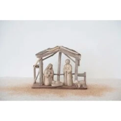 Hello Honey® 10" Recycled Handmade Driftwood Nativity Christmas Décor -Michaels Store D758756S 2