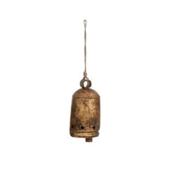Hello Honey® 8.5" Distressed Bronze Bell