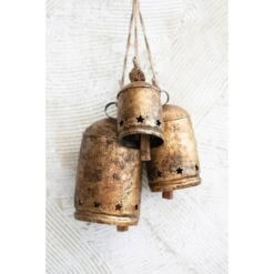Hello Honey® 8.5" Distressed Bronze Bell -Michaels Store D758771S 2