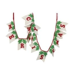 Hello Honey® 6ft. Wool Merry Christmas Pendant Banner -Michaels Store D758774S 4
