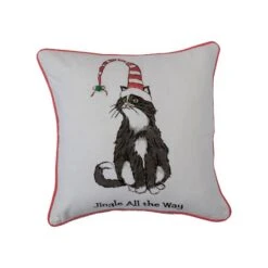 Hello Honey® Jingle All The Way Cat Pillow By Ashland®