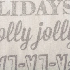 DII® Silver Christmas Collage Tablecloth -Michaels Store M20014650 3