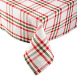 DII® Nutcracker Plaid Tablecloth -Michaels Store M20014651 4