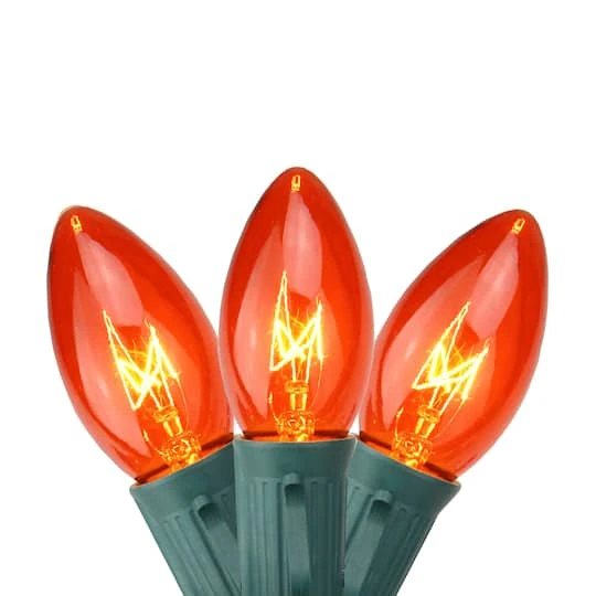 Northlight 25ct. C9 Christmas String Lights With Green Wire Red/Pure White 2 Northlight 25ct. C9 Christmas String Lights With Green Wire Red/Pure White - Image 2